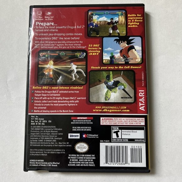 Nintendo GameCube Dragon Ball Z: Budokai Case + Manual Only-No Game-2003 collect - Picture 3 of 7